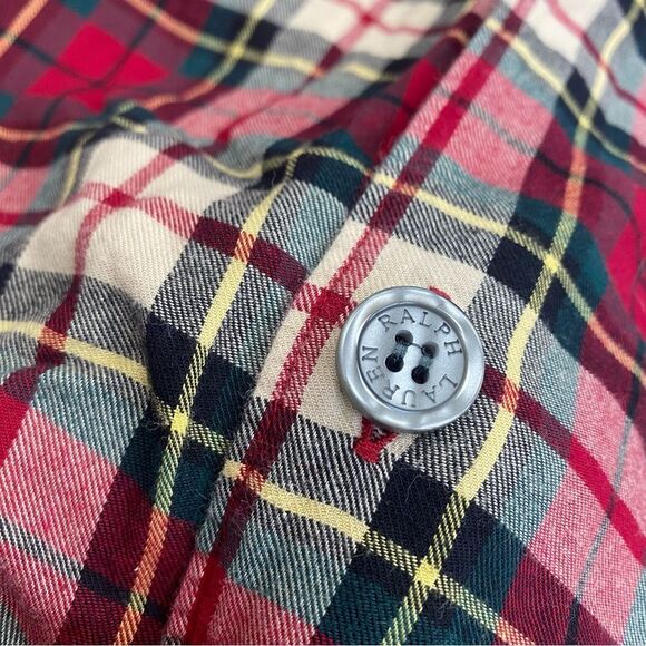 Polo Ralph Lauren Men's Plaid Flannel Pajama Set Size Medium red plaid cotton - Picture 4 of 13